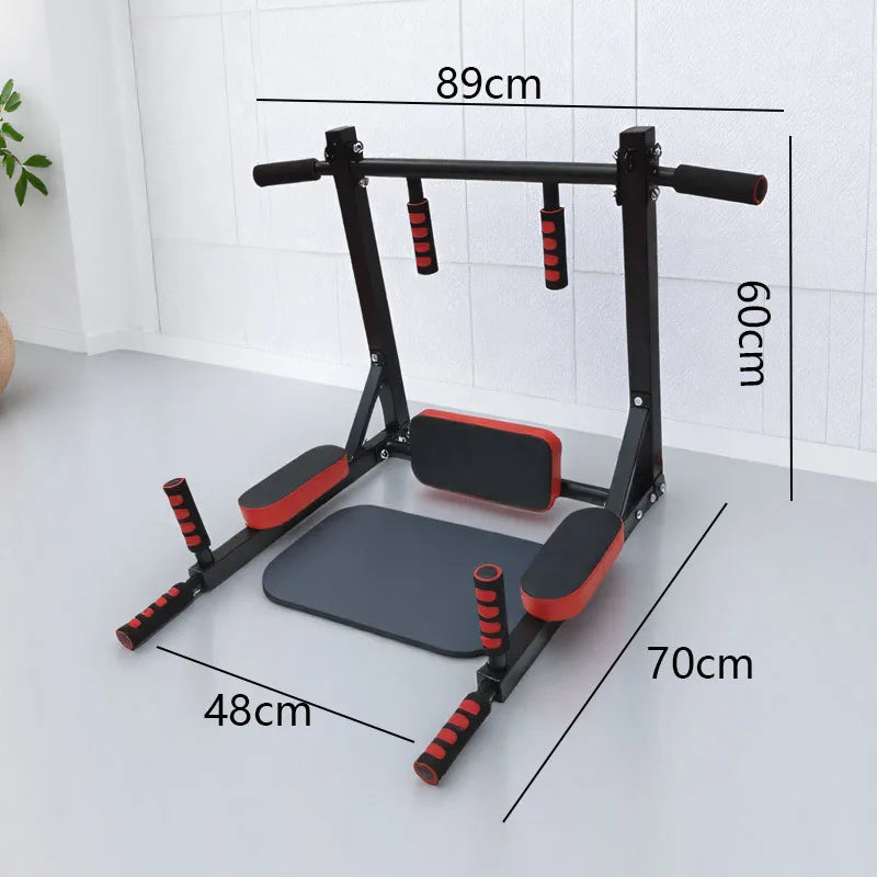 Wall Pull Up & Parallel Bar Set Household Indoor Fitness Training Equipment