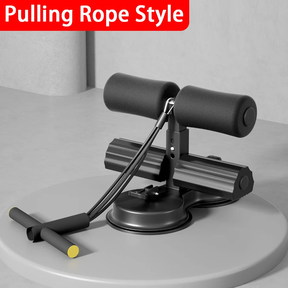 Adjustable Abdominal Sit up Equipment with Suction Cups Ankle Support Fitness Workout Sports Exercise Aids for Home Indoor Use