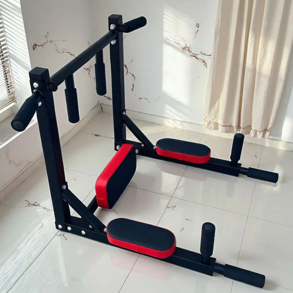 Wall Pull Up & Parallel Bar Set Household Indoor Fitness Training Equipment