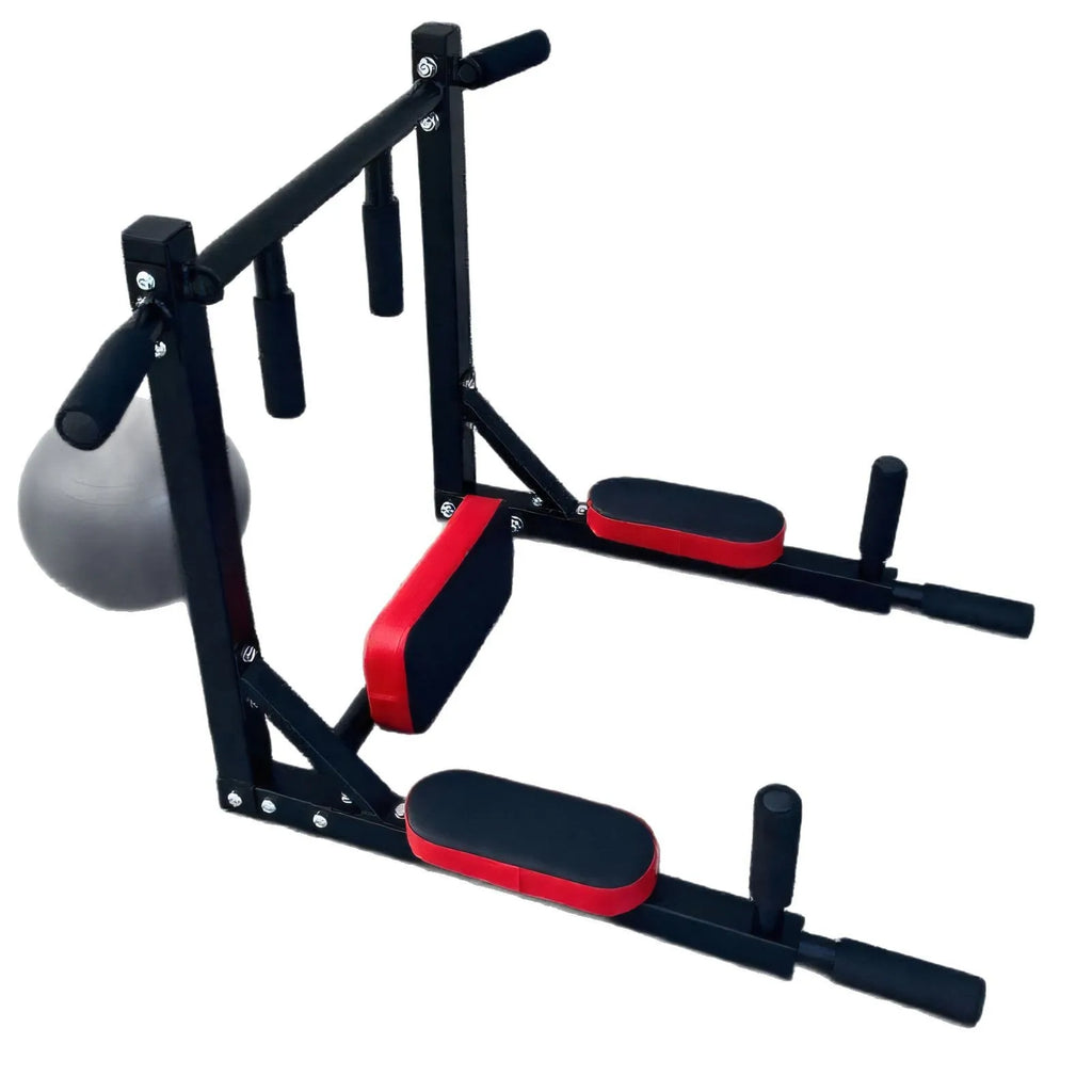 Wall Pull Up & Parallel Bar Set Household Indoor Fitness Training Equipment
