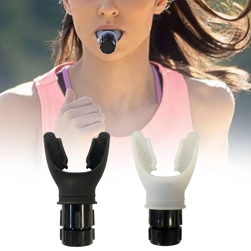 Breathing Training Device Increases Endurance Lung Capacity Exerciser Adjustable Breathing Exerciser Silicone Mouthpiece
